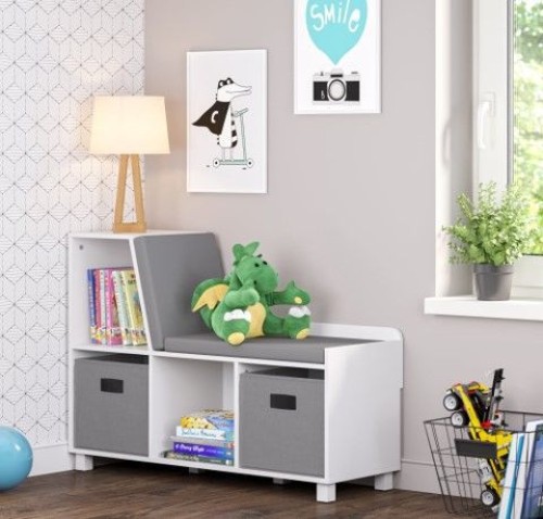 Kids Toy Storage Bench