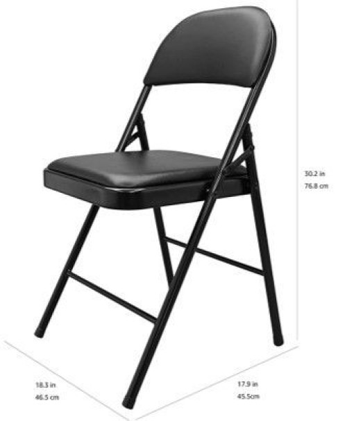 30" Metal Folding Chairs